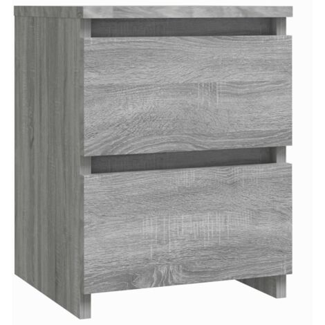 Nachttisch Grau Sonoma 30×30×40 cm Holzwerkstoff vidaXL