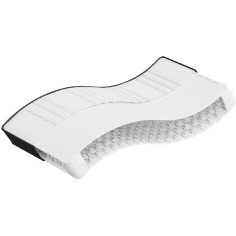 vidaXL Matratze Bonnell-Federkern Mittel 90x190 cm