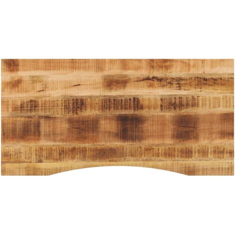 Schreibtischplatte mit Aussparung 120x60x2,5cm Massivholz Mango vidaXL