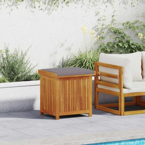 vidaXL Outdoor-Kissenbox 60x50x61 cm Massivholz Akazie (1/5)