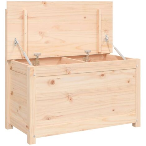 vidaXL Bank aus massivem Kiefernholz braun 80x41x77 cm