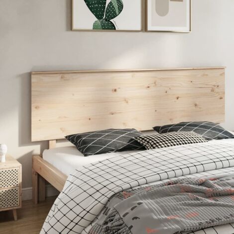 Bett-Kopfteil 204x6x82,5 cm Massivholz Kiefer vidaXL