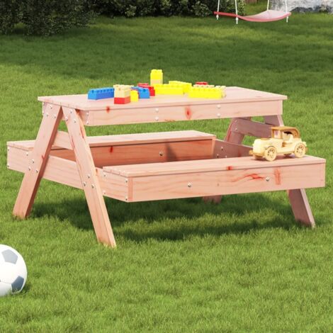 Picknicktisch für Kinder 88x97x52 cm Massivholz Douglasie vidaXL