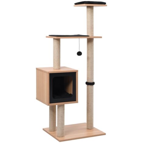 Katzen-Kratzbaum mit Sisal-Kratzmatte 123 cm vidaXL