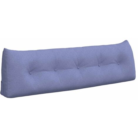 Rücken Kissen Jeans blau 160 x 24 x 50 cm Stoff vidaXL
