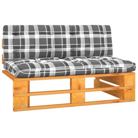 Garten-Mittelsofa Paletten Honigbraun Imprägniertes Kiefernholz vidaXL