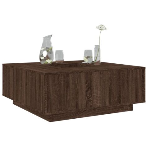 Couchtisch Braun Eichen-Optik 100x100x40 cm Holzwerkstoff vidaXL
