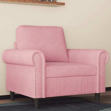 Sessel Rosa 60 cm Samt vidaXL