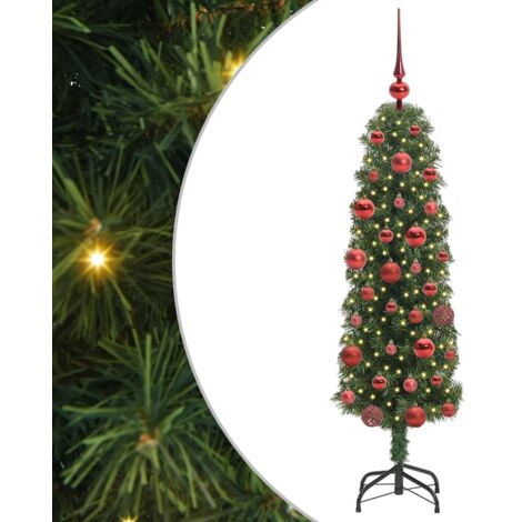 Künstlicher Weihnachtsbaum mit 150 LEDs mit Ständer Grün 150 cm vidaXL
