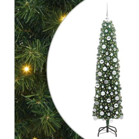 Künstlicher Weihnachtsbaum mit 300 LEDs mit Ständer Grün 180 cm vidaXL