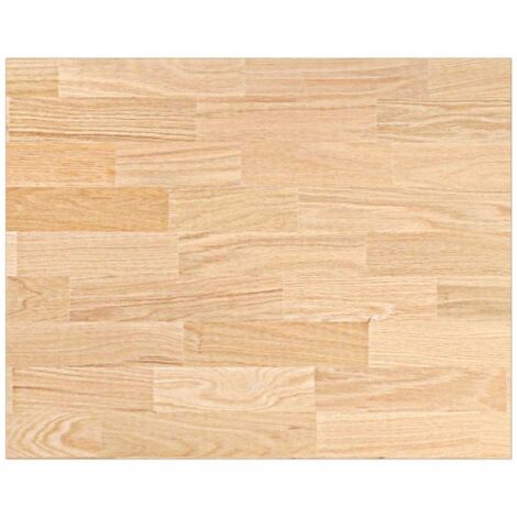 Küchenarbeitsplatte 80x63,5x4 cm Massivholz Eiche Rechteckig vidaXL