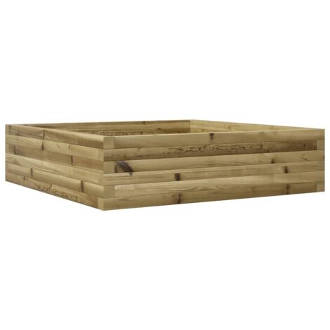 Pflanzkübel 90x90x23 cm Kiefernholz Imprägniert vidaXL