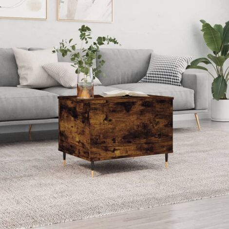 Couchtisch Räuchereiche 60x44,5x45 cm Holzwerkstoff vidaXL