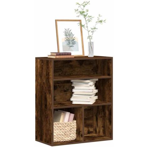 Bücherregal Räuchereiche 60x30x71,5 cm Holzwerkstoff vidaXL (1/5)