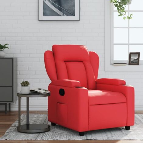 Relaxsessel Rot Kunstleder vidaXL