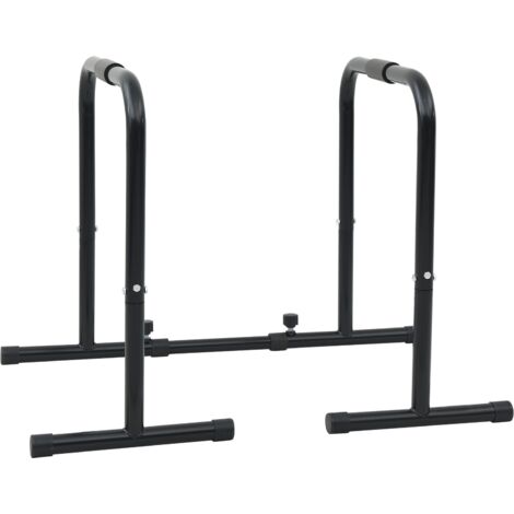 Dip-Bar mit verstellbarer Länge, 300 kg Kapazität, 96-117x67x75 cm Stahl vidaXL628477
