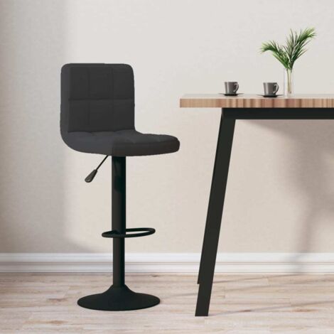 Barhocker Schwarz Samt vidaXL