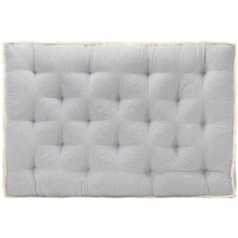 Palettensofa-Kissen Grau 120x80x10 cm vidaXL