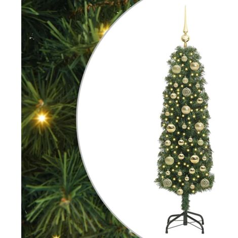 Künstlicher Weihnachtsbaum mit 150 LEDs mit Ständer Grün 150 cm vidaXL