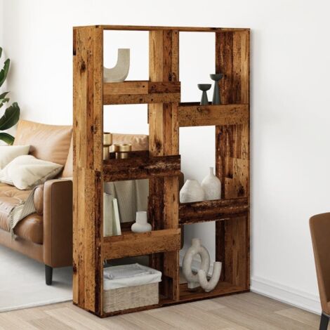 Raumteiler Altholz-Optik 100x33x155,5 cm Holzwerkstoff vidaXL