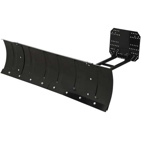 vidaXL Schneeschild für ATV 150x38 cm Schwarz