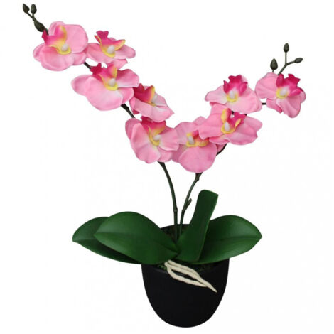 Künstliche Orchidee mit Topf 30 cm Rosa vidaXL