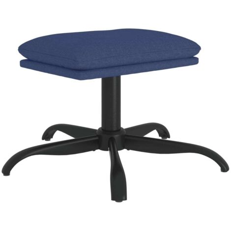 Fußhocker Blau 60x60x36 cm Stoff vidaXL