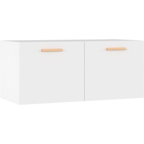 Wandschrank Weiß 80x35x36,5 cm Holzwerkstoff vidaXL (1/5)