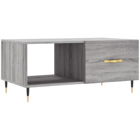 Couchtisch Grau Sonoma 90x50x40 cm Holzwerkstoff vidaXL (1/5)