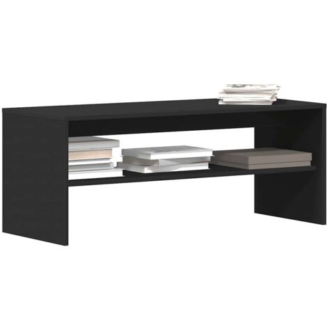 vidaXL TV-Schrank Schwarz 100x40x40 cm Holzwerkstoff