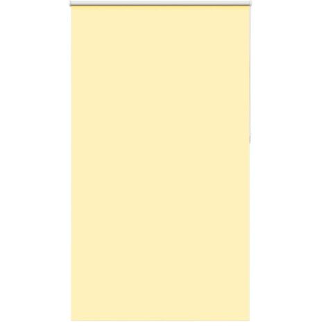 Verdunkelungsrollo Gelb 140x210cm Stoffbreite 136,6cm Polyester vidaXL