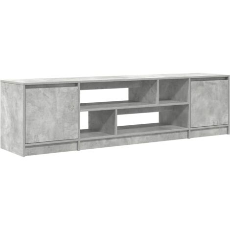 TV-Schrank Betongrau 188,5x41x50 cm Holzwerkstoff vidaXL
