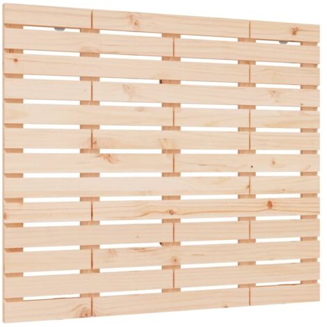 Wand-Kopfteil 106x3x91,5 cm Massivholz Kiefer vidaXL (1/5)