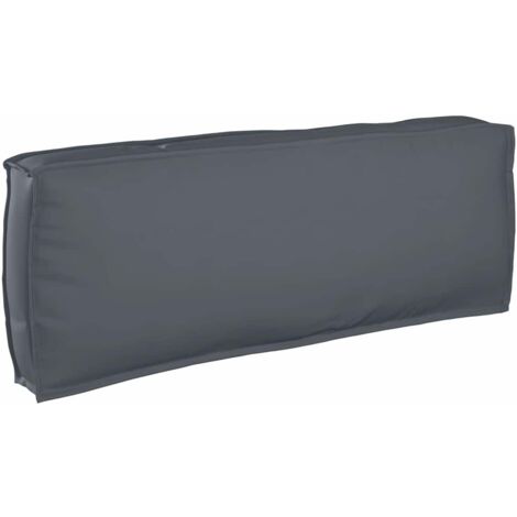 Palettenkissen für die Rückenlehne Anthrazit 120x40x12 cm Oxford-Gewebe vidaXL585680