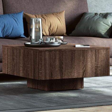 Couchtisch Braun Eichen-Optik 60x60x31,5 cm Holzwerkstoff vidaXL