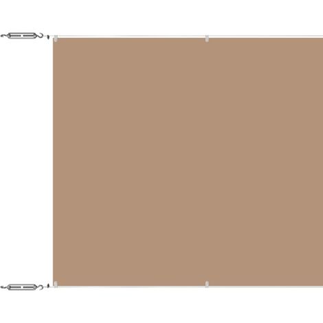 Senkrechtmarkise Taupe 180x1000 cm Oxford-Gewebe vidaXL