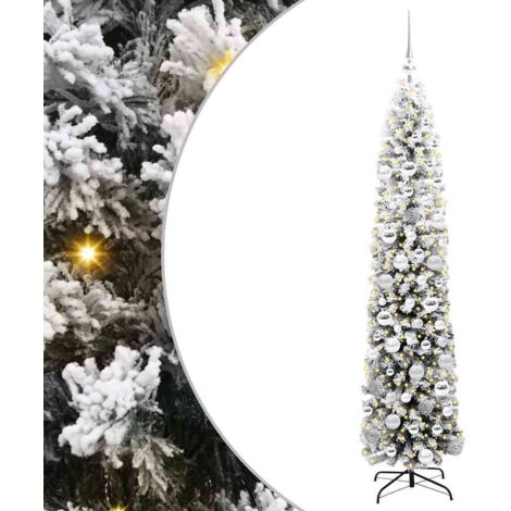 Künstlicher Weihnachtsbaum mit 300 LEDs mit Ständer Grün 180 cm vidaXL