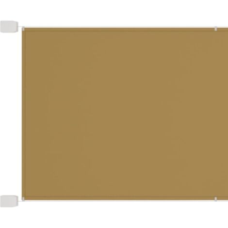 Senkrechtmarkise Beige 140x420 cm Oxford-Gewebe vidaXL
