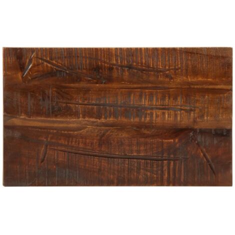 Tischplatte 50x30x3,8 cm Rechteckig Altholz Massiv vidaXL