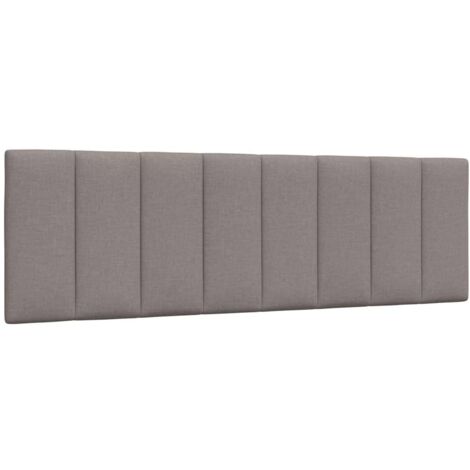 Kopfteil-Kissen "Hanko" Taupe 160 cm Stoff vidaXL