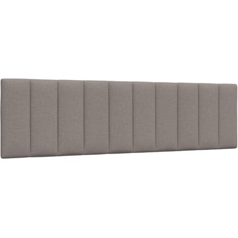 Kopfteil-Kissen Taupe 180 cm Stoff vidaXL942247