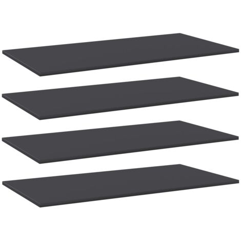 Bücherregal-Bretter 4 Stk. Grau 100x50x1,5 cm Holzwerkstoff vidaXL