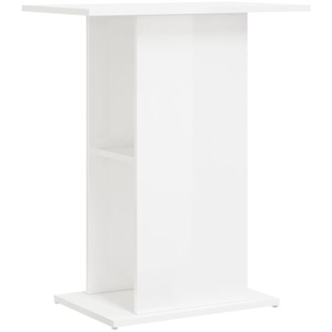 Aquariumständer Hochglanz-Weiß 60,5x36x72,5 cm Holzwerkstoff vidaXL