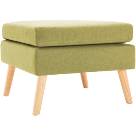 Fußhocker Grün Stoff vidaXL (1/5)