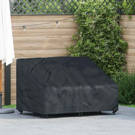 Abdeckung für Gartenbank 130 x 95 x 40 / 80 cm 420D-Gewebe vidaXL