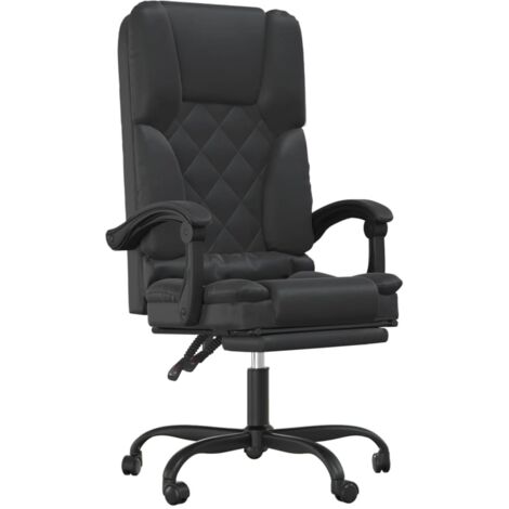 Bürostuhl mit Massagefunktion Schwarz Kunstleder vidaXL (1/5)
