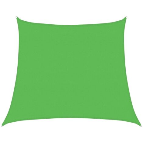 Sonnensegel 160 g/m² Trapezform Hellgrün 4/5x4 m HDPE vidaXL