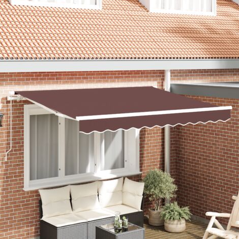 Markisenersatzstoff für 3x2 m Rahmen Braun vidaXL730312 (1/5)