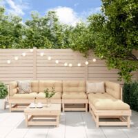 Gartenmöbel vidaxl 3186403 Modulares Design Massivholz Kiefer