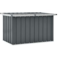 vidaXL Gartenbox Grau 109x67x65 cm